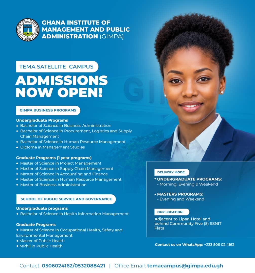 Tema Campus admissions flyer