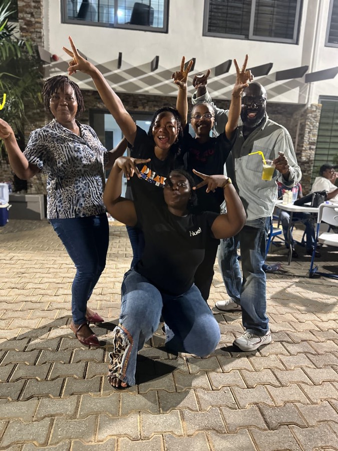 Students at Akwaaba Night